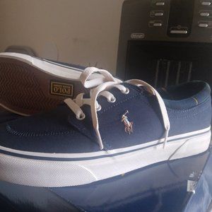 MENS POLO SHOES! NAVY BLUE